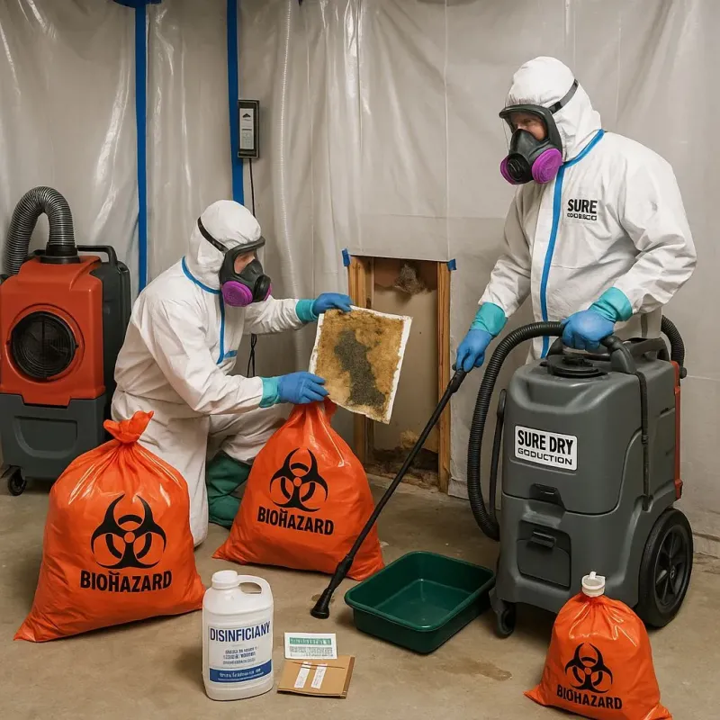 Contaminated Water Handling Protocols process in Marion County, SC